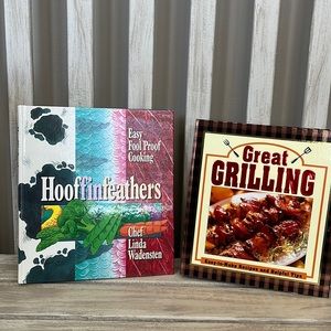 Cook Book Set 🧑‍🍳🆕🧑‍🍳Lisa Wadensten & Great Grilling Cook Books Like New